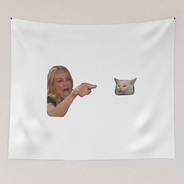 Item preview, yelling cat meme designed and sold by chunknozza.
