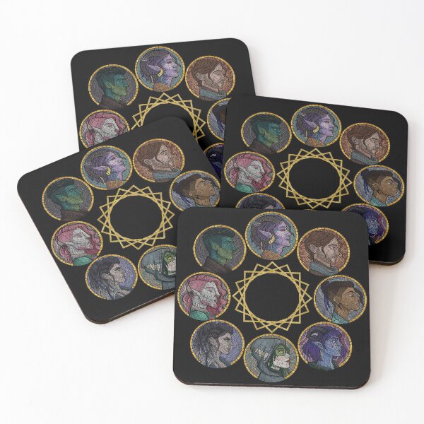 The Mighty Nein Coasters (Set of 4)