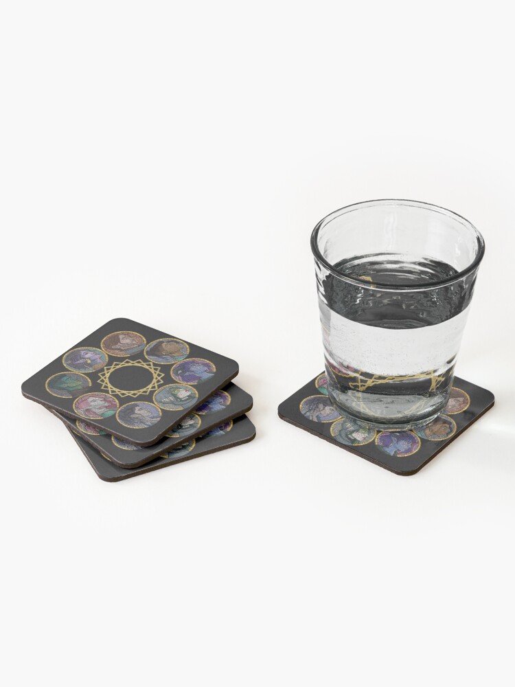 Alternate view of The Mighty Nein Coasters (Set of 4)