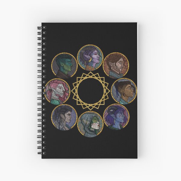 The Mighty Nein Spiral Notebook
