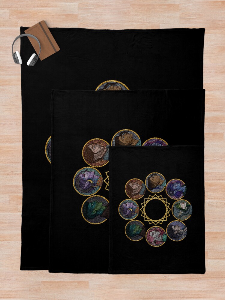 Alternate view of The Mighty Nein Throw Blanket