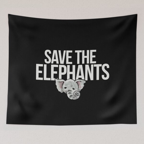 Item preview, Save the elephants designed and sold by FrictionMaxxing.