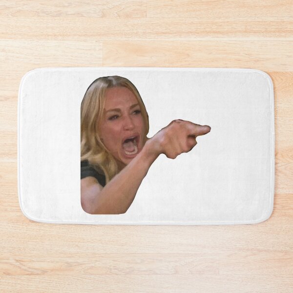 Item preview, yelling lady meme confused cat designed and sold by chunknozza.