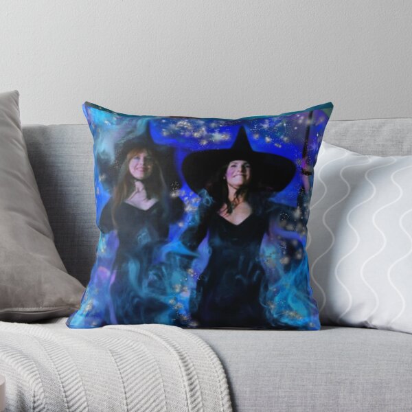 Witches White Magic Practical Magic, Christmas magic Throw Pillow