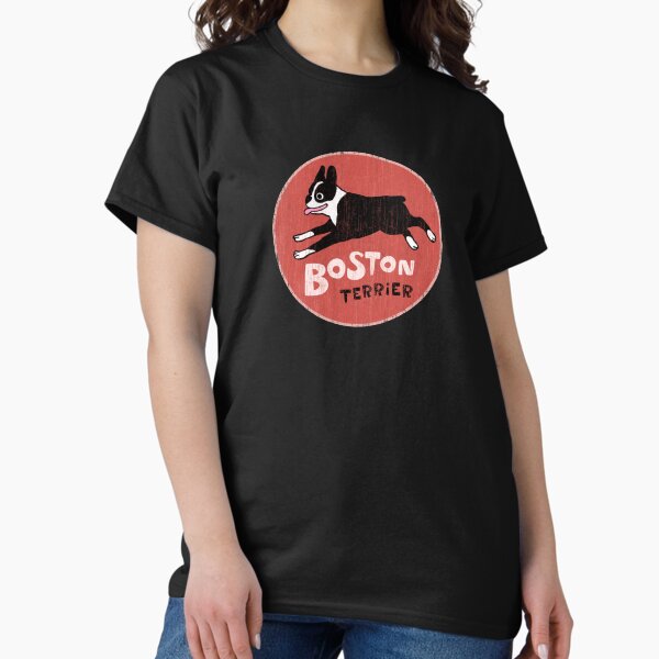 Item preview, Boston Terrier Jumping | Cool Retro Style Dog designed and sold by Jenn Inashvili.