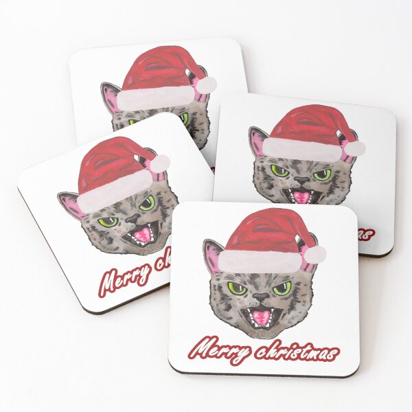 Item preview, Santa cat Merry christmas designed and sold by susserain.