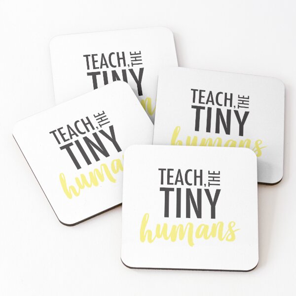 Item preview, Teach the Tiny Humans (Yellow) designed and sold by kendylrickard.
