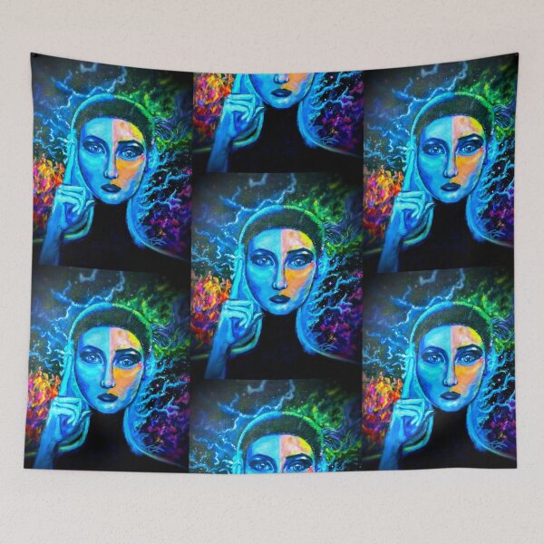 Item preview, Brainstorm, Woman, Lightning, Electricity, Brain, Epilepsy, Shock designed and sold by LouisianaLady.
