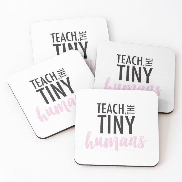 Item preview, Teach the Tiny Humans (Pink) designed and sold by kendylrickard.