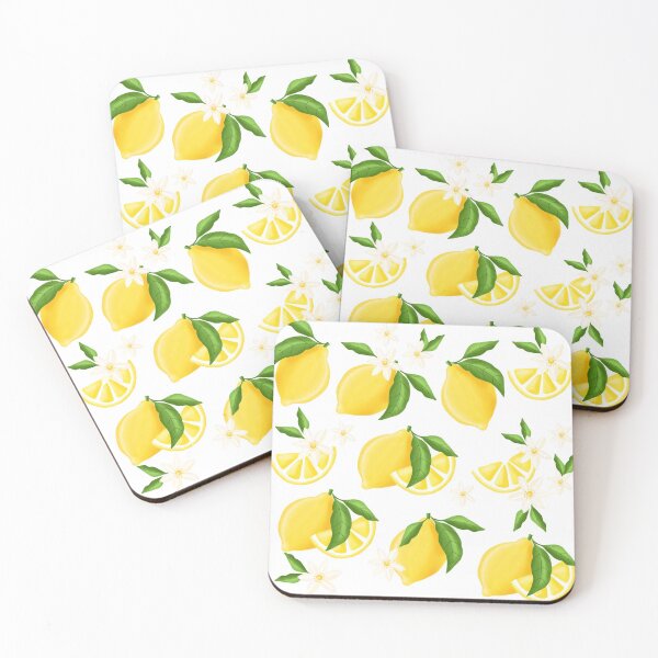Item preview, Summer lemon pattern designed and sold by Katbydesign.