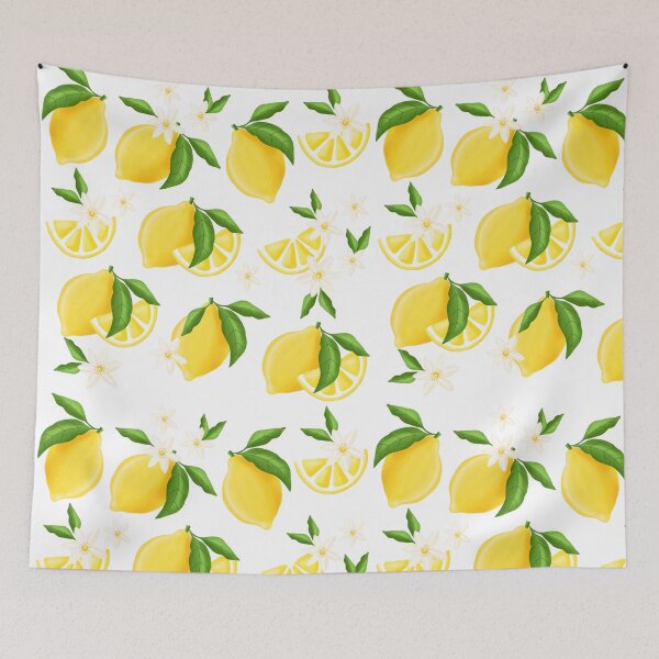 Item preview, Summer lemon pattern designed and sold by Katbydesign.