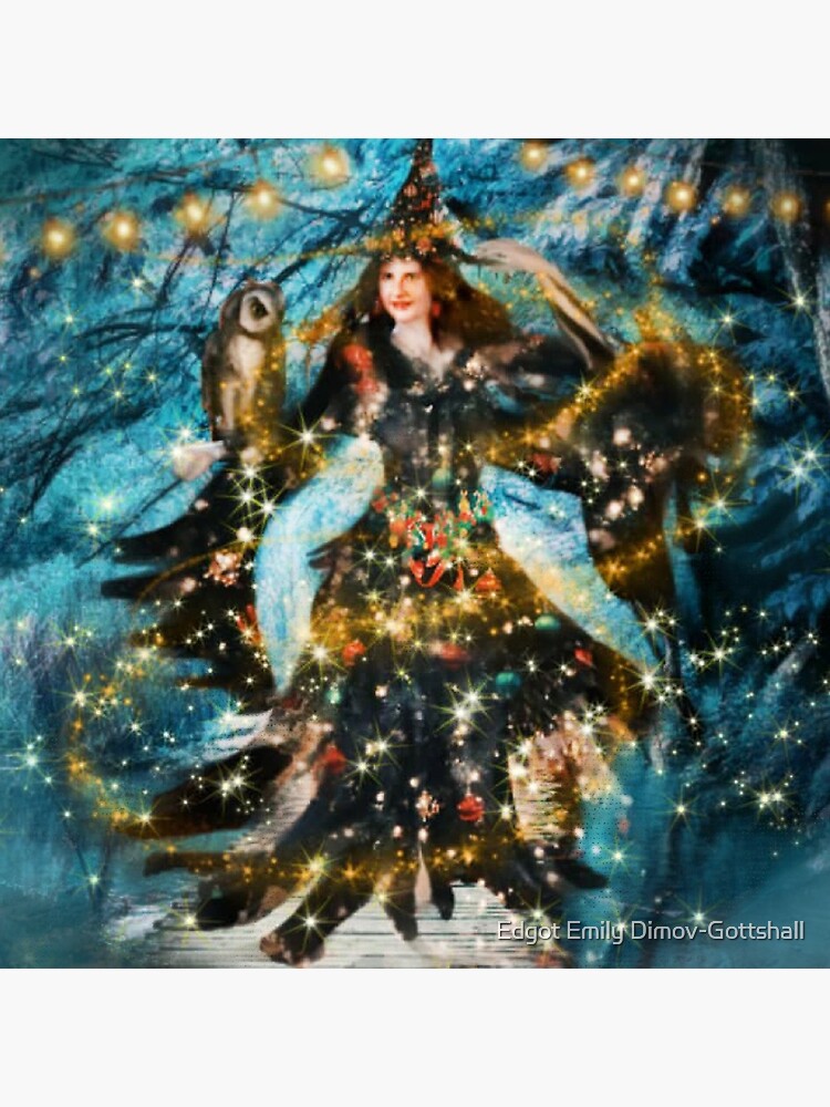 La Befana Christmas Witch Fine Art Print multiple Sizes 