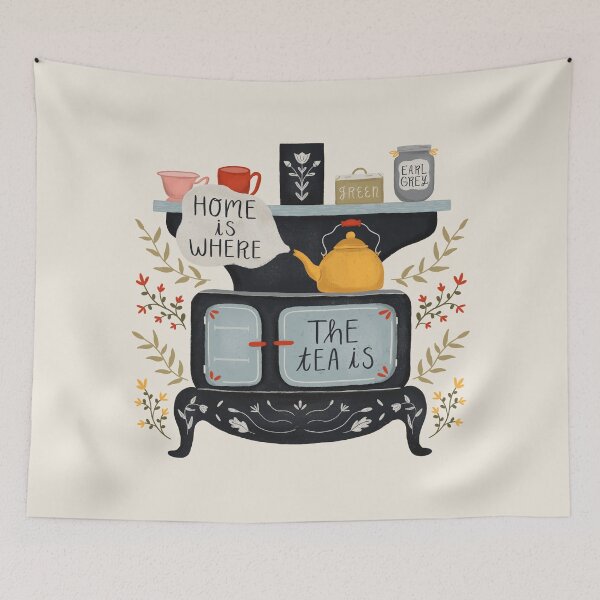 Item preview, Home Is Where the Tea Is designed and sold by ohjessmarie.