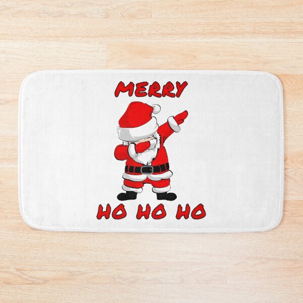 Item preview, Santa Claus dancing Hipster Stil dub dab, dance dabbing illustration. With text merry ho ho ho. designed and sold by Marcin Adrian.