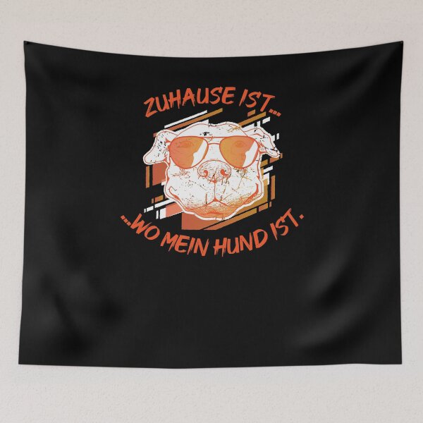 Item preview, Home is where my dog is designed and sold by Weilichesmag.
