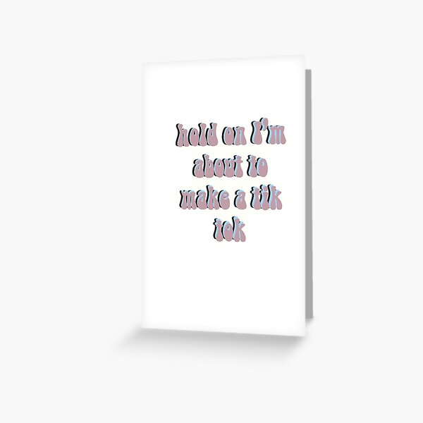 Tik Tok Tarjetas de felicitación