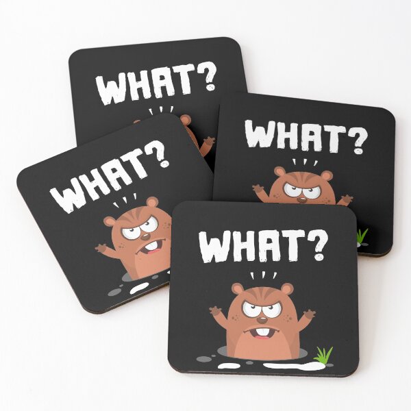 Item preview, What Displeased Funny Marmot Woodchuck Happy Groundhog Day T-Shirt designed and sold by lxmag.