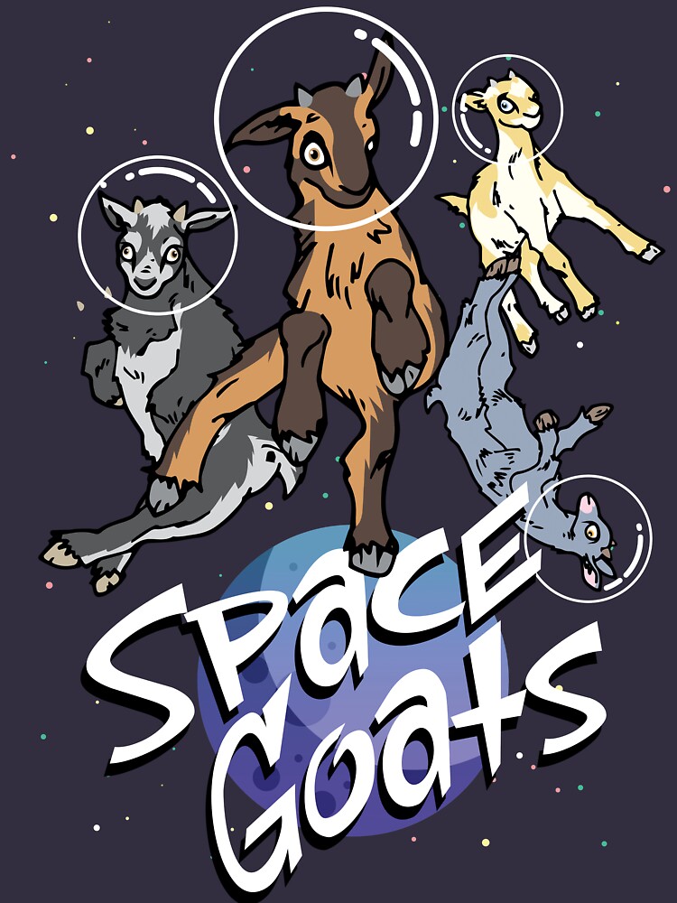 "Space Goats" Tshirt for Sale by VortexDesigns Redbubble space t