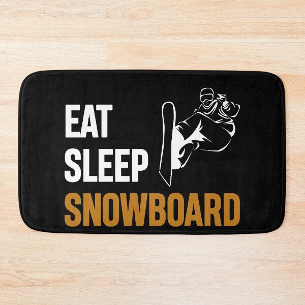 Item preview, EAT SLEEP SNOWBOARD REPEAT designed and sold by braaax.