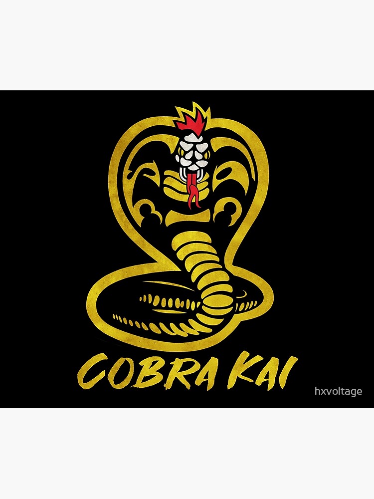 Cobra Kai Hawk Duvet Cover By Hxvoltage Redbubble