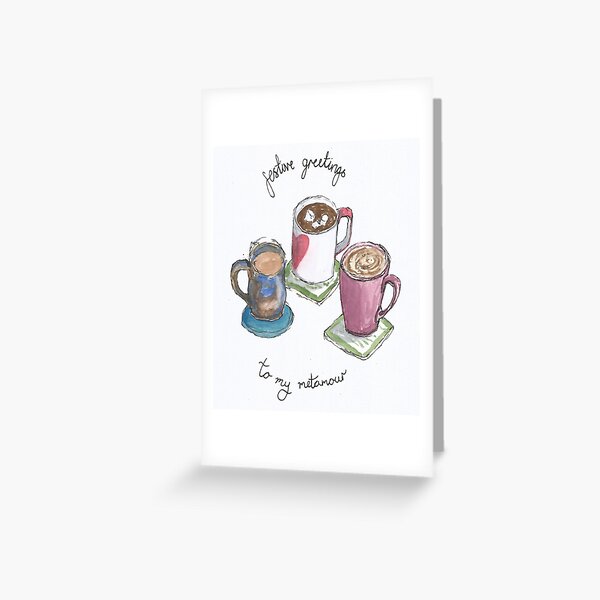 Mugs for Metamours Greeting Card