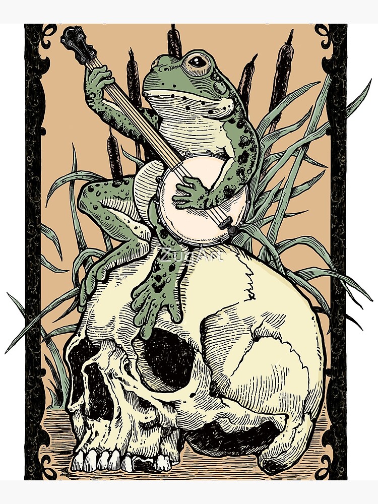 Victorian Frog Playing Banjo by ZugArt