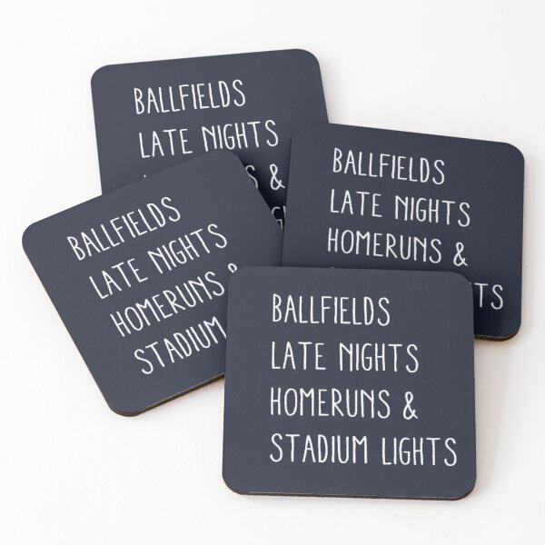 Item preview, Ballfields Late Nights Homeruns Stadium Lights designed and sold by MoreAwesomeTees.