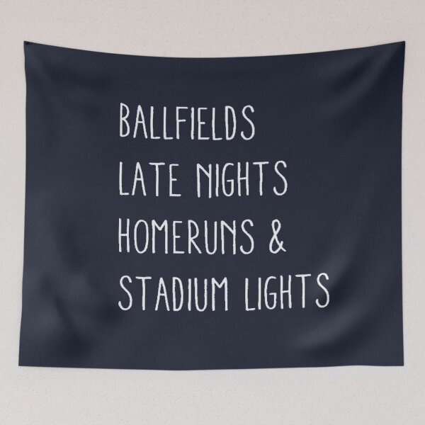 Item preview, Ballfields Late Nights Homeruns Stadium Lights designed and sold by MoreAwesomeTees.