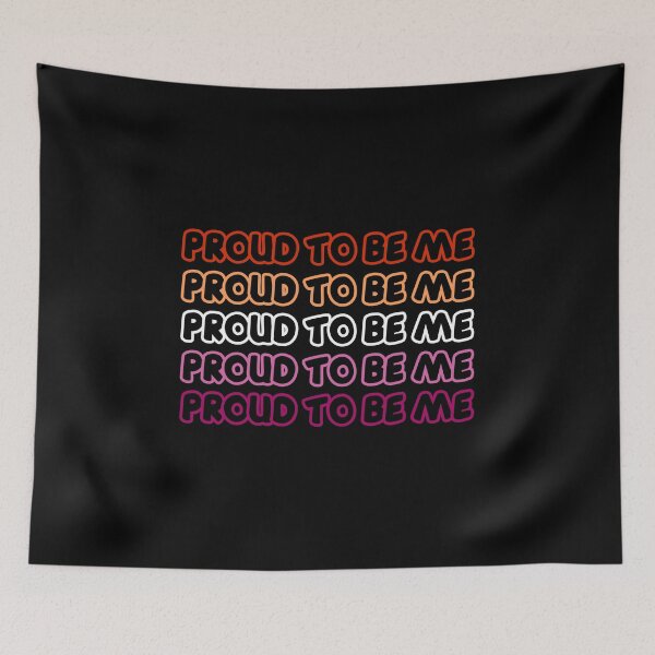 Item preview, proud to be me lesbian pride flag - sticker / hoody / notebook / etc designed and sold by favoritefandom.