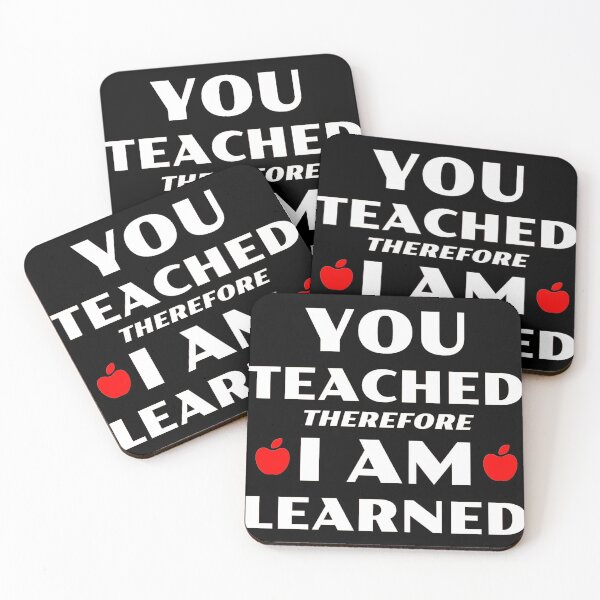 Item preview, You Teached Therefore I Am Learned designed and sold by TeachUrb.