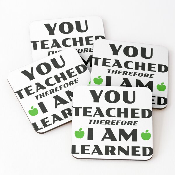 Item preview, You Teached Therefore I Am Learned designed and sold by TeachUrb.