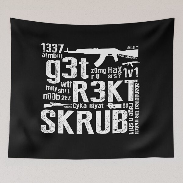 Item preview, CSGO Counter Strike Noob Get Rekt Skrub Countersrike designed and sold by adventgfx.