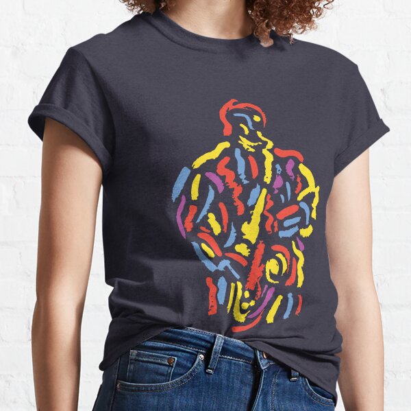 Saxophone Musician Modern  Paint Style Classic T-Shirt