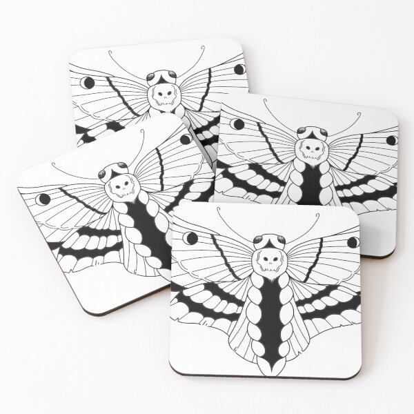 Item preview, Death's Head Moth Tattoo Design designed and sold by yikesmikes.