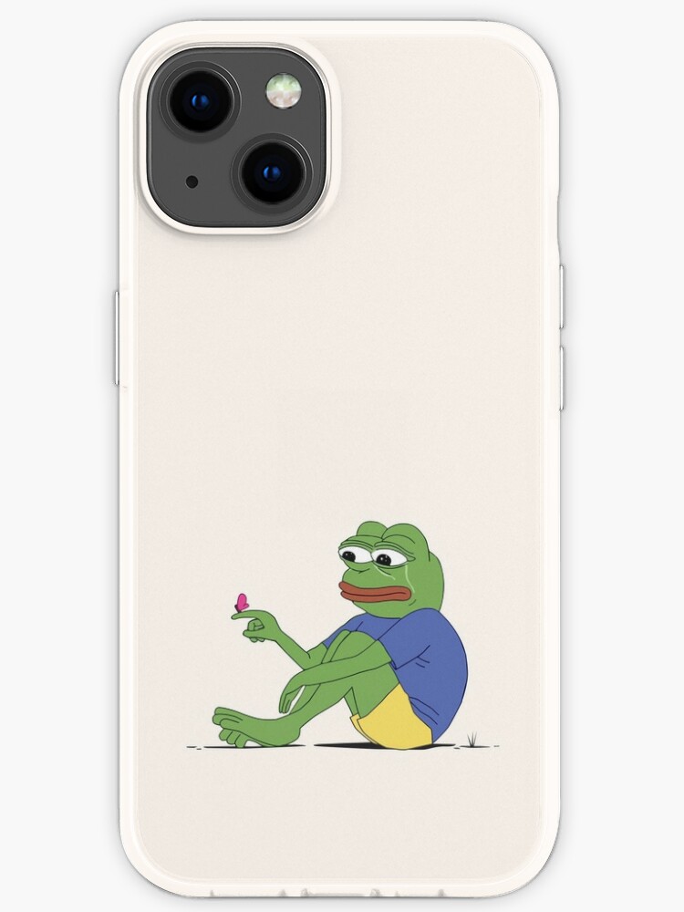 PEPE THE SMUG FROG PINK HOODIE iPhone 13 Pro Max Case Cover