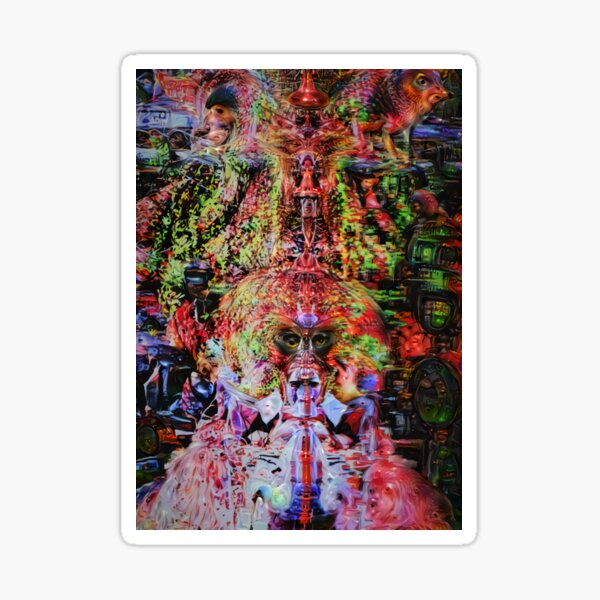 Lake George Fractal Sticker