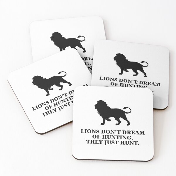 Item preview, Lions don't dream of hunting designed and sold by kailukask.