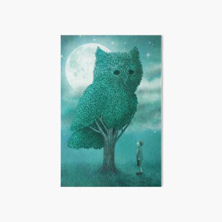 The Night Gardener - Cover Art Board Print