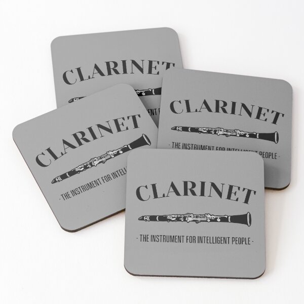 Item preview, CLARINET - THE INSTRUMENT FOR INTELLIGENT PEOPLE - funny clarinet gift idea designed and sold by HEJAshirts.