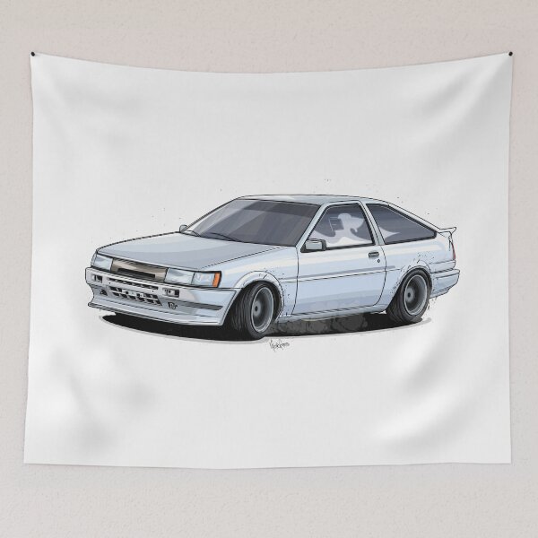 Item preview, Toyota Corolla AE86 Drifting designed and sold by Racing Art Store.