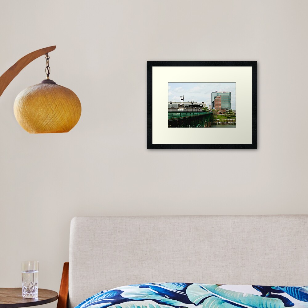 "Gay Street Bridge/Downtown Knoxville,Tn" Framed Art Print by melissamcdaniel Redbubble