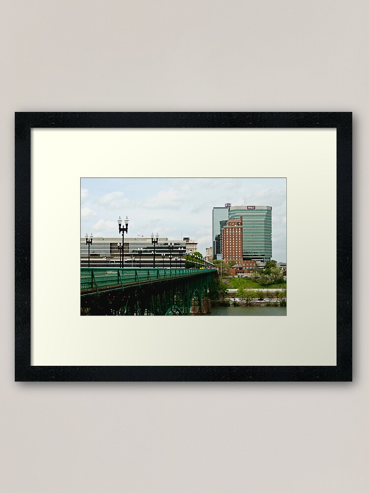 "Gay Street Bridge/Downtown Knoxville,Tn" Framed Art Print by