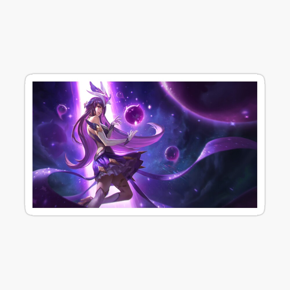 star guardian syndra splash art league of legends poster by challengerb redbubble