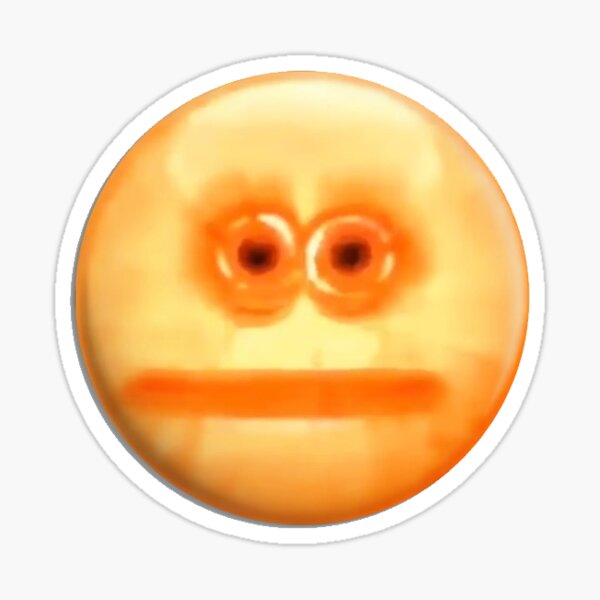 Emoji Scared Cute Face Sticker✨😱😱😱😱😱 ✨Glossy 2 1/2”✨colorful ✨