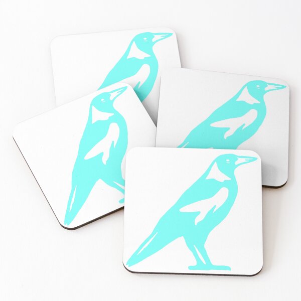 Item preview, Magpie turquoise  designed and sold by shtem.