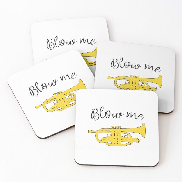 Item preview, Cornet - BLOW ME - Funny trumpet gift / Funny cornet gift designed and sold by HEJAshirts.