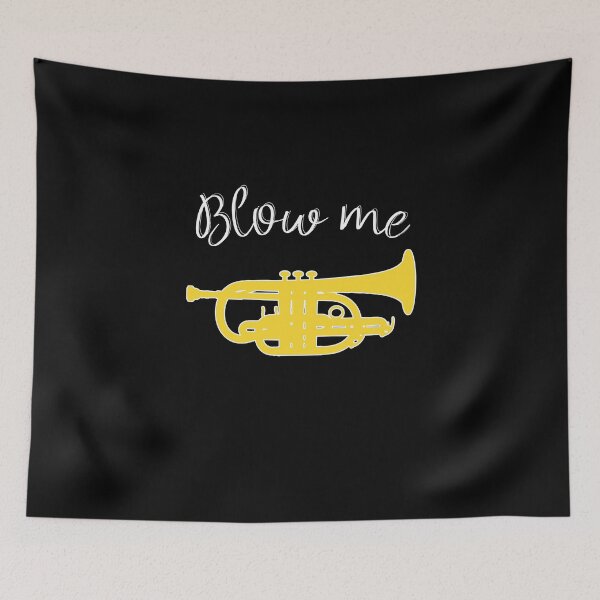 Item preview, Cornet - BLOW ME - Funny trumpet gift / Funny cornet gift designed and sold by HEJAshirts.