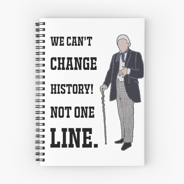 Item preview, The 1st Doctor: "We can’t change history! Not one line." designed and sold by sci-fi-nerd.