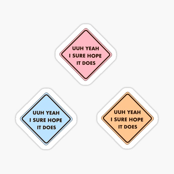 road work ahead Sticker