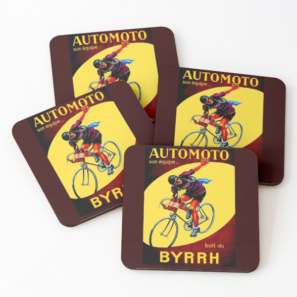 Item preview, AUTOMOTO BYRRH: Vintage Bicycle Racing Print designed and sold by posterbobs.